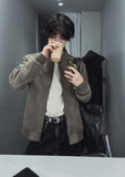 Mir suede racer jacket