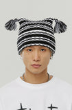 STRIPE SQUARE BEANIE