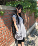 Denic Stripe Short Sleeve One Piece