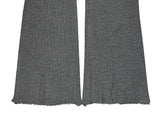slit knit leg warmer