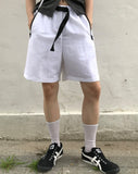 PLAIN BUCKLE SHORTS