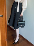 Piant Button Mermaid Skirt