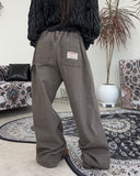 Root Pigment Work Balloon Pants