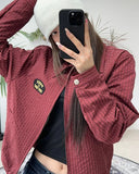 Raz Patch Nylon Check Jacket