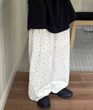 Reiki Banding Dot Wide Pants