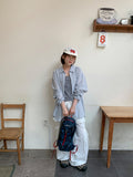 [unisex] G-Seth Summer Stripe Long Sleeve Shirt