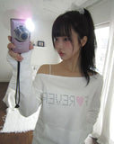 Baru Forever Off-Shoulder Sweatshirt