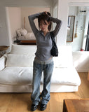 Bonnie Low Bending Bootcut Denim Pants