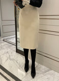 Miato brushed H-line skirt