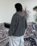 Pesed Pigment Knit Hood Zip-Up