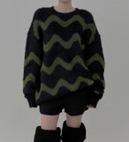 Lewe Overfit Color Matching Knit