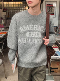 Soft Lettering Over Knit
