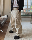 Paul Wide Cargo Cotton Pants