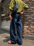 Hip snap Wide Denim