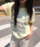 Kipel Lettering Short Sleeve T-shirt