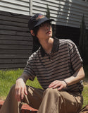 Cork Crop Stripe Short Sleeve T-shirt
