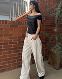 Denim-Hi Wide Pants