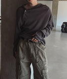 Beypi Waffle Button Hoodie