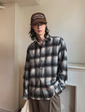 Planet over check shirt
