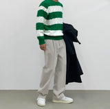 Park cable stripe knit