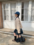 Henda Color Matching Collar Jacket