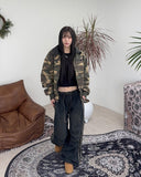 Ruffle bio work jacket