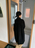 Dundue corduroy shirt long one piece