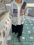 Kelten Print Over Hood Zip-Up