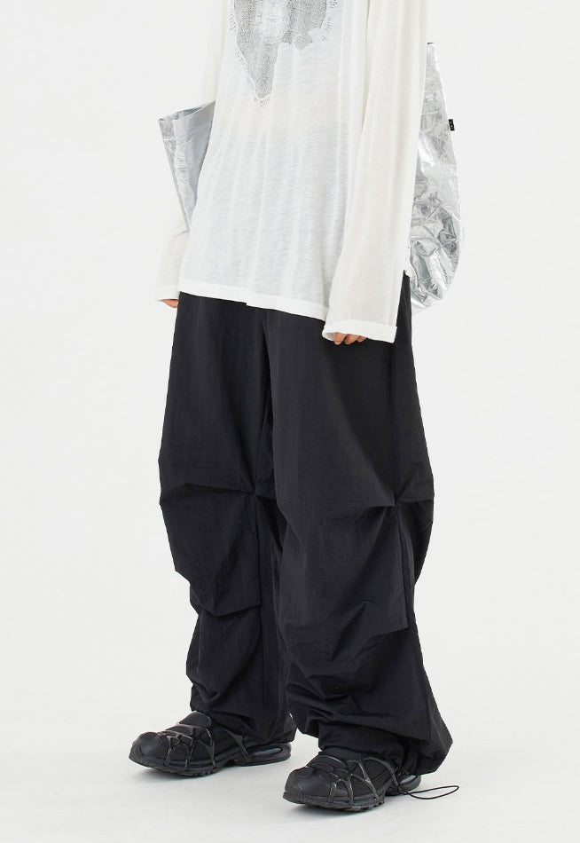 【Raucohouse】Midlands incision parachute pants 