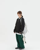 [BAONHAUS] Nteto stitch cotton pin tuck banding pants