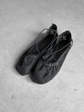 1204 Mesh See-through Summer Flat Shoes (1cm)