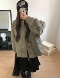 Mix Patch Button Beanie