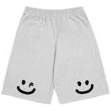 Back Drawing Smile Bermuda Training Shorts