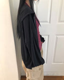 Okyu See-Through Hood Zip-Up