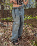 Swen Hand Washing Balloon Denim Pants