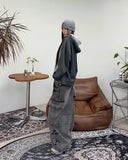 Per Balloon Cargo Denim Pants