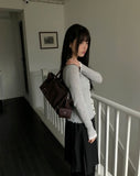 Dabu Lace Button Ribbed Cardigan
