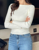 Kemi Boatneck Ribbed Knit