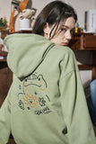 Frog Pop Embroidery Hood