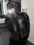Cray Denim Hood Jacket