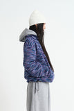 Reversible fleece zip-up jumper