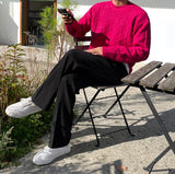 Gurkha belt semi-wide slacks