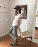 Cose Span Bootcut Denim Long Pants