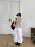 Gibyu Basic Cotton Wide Pants