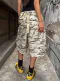 Off military cargo bermuda pants