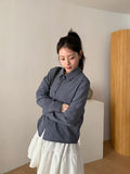 Rammi Check Crop Shirt