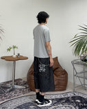 Carmine Crop Short Sleeve T-shirt