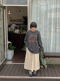 [Unisex] Sainten Lettering Over Long Sleeve Tee