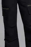 Zip Pintuck Cargo Pants