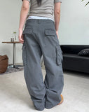 Cardin Washed Strap Cargo Pants
